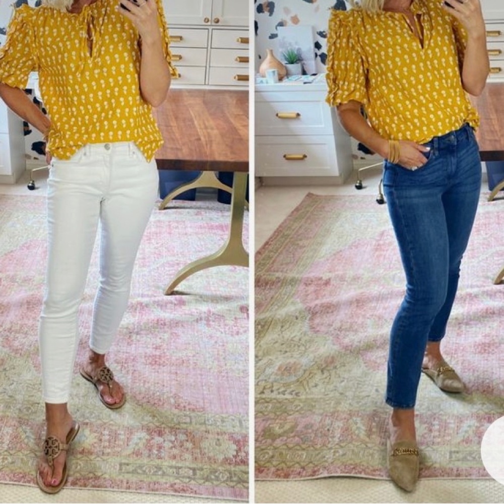 J Crew embroidered shirt